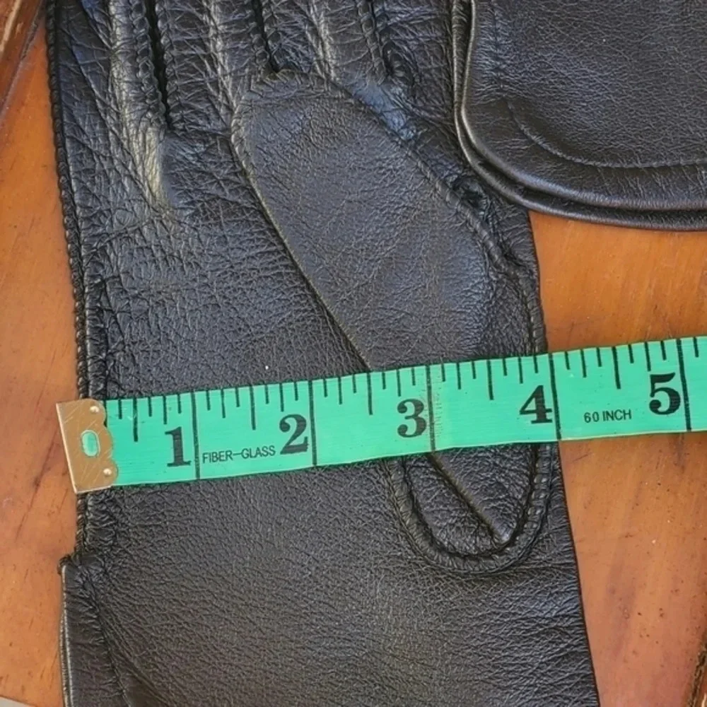 Vintage leather lined gloves MS‎ W M